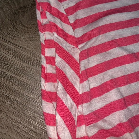 ๐ Belle du Jour Striped Boxy Cropped Baby Tee - Picture 3 of 4